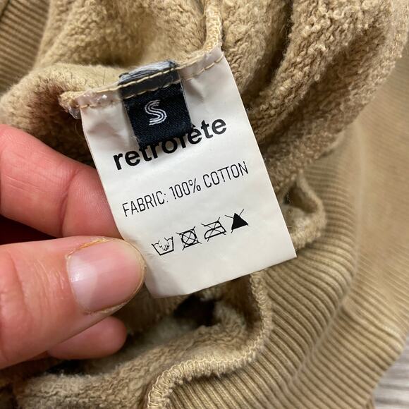 Retrofete Revolve Washed Terry Cold Shoulder Hoodie Women's S - Picture 7 of 9